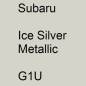 Preview: Subaru, Ice Silver Metallic, G1U.